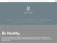 Tablet Screenshot of gambeispa.com